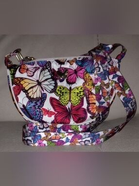 Luv Betsey Butterfly Print Crossbody Bag